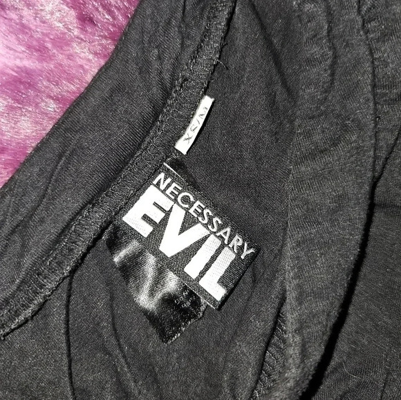 Necessary Evil Bat Wing top Size xsmall/Medium - Picture 7 of 7